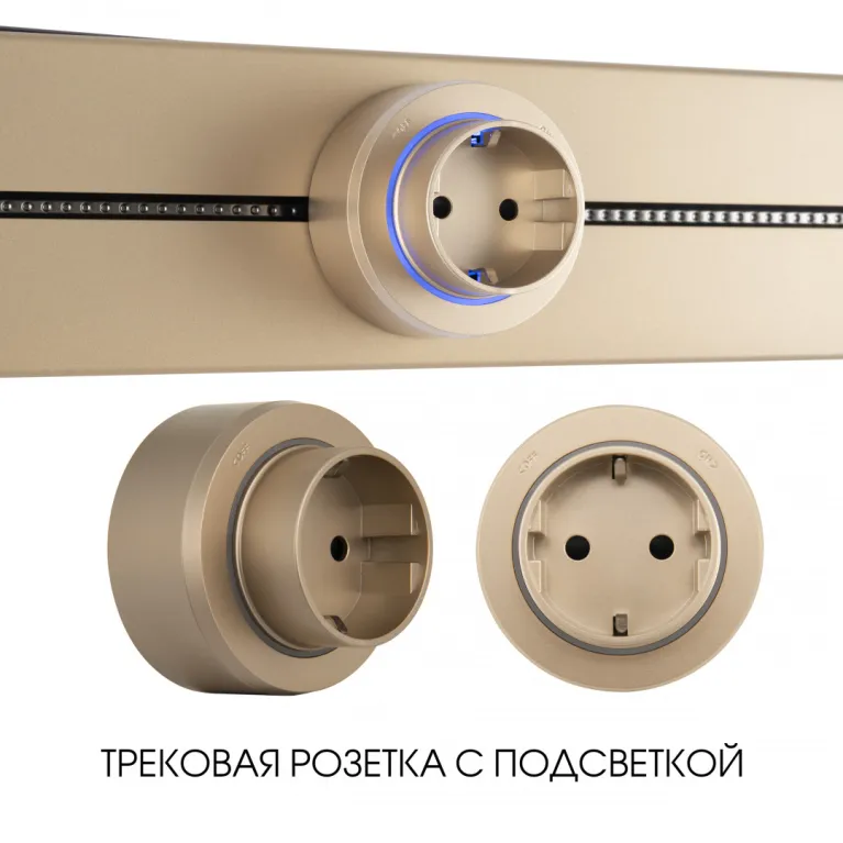 Трековая розетка Arte Milano Am-track-sockets-39 397951TS/ES Gold в Нижнем Новгороде