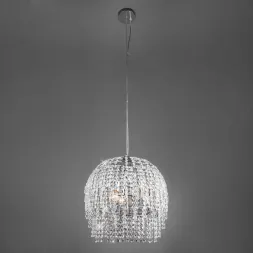 Подвесной светильник Eurosvet 10091/3 хром/прозрачный хрусталь Strotskis