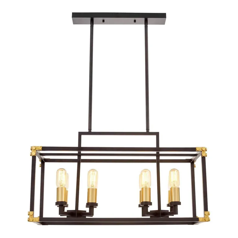 Подвесная люстра Lumina Deco Waldorf LDP 1140-8 BK+MD в Нижнем Новгороде