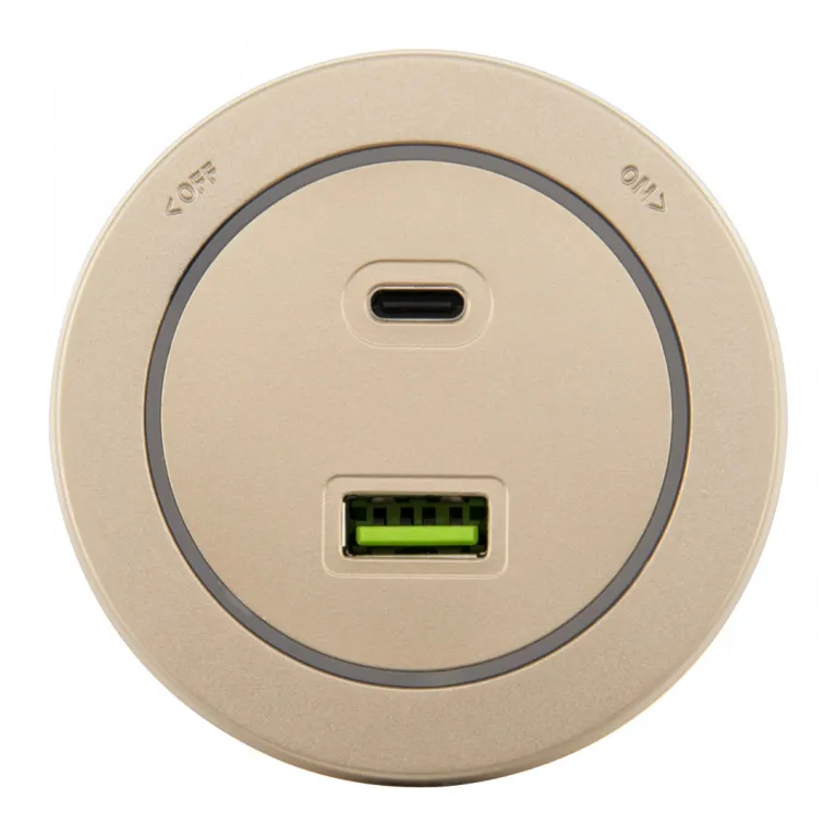 Трековая розетка Arte Milano Am-track-sockets-39 399731TS/USB-Type-C Gold в Нижнем Новгороде