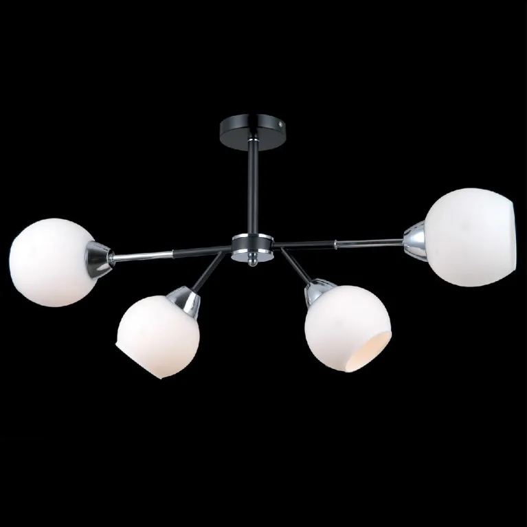 Люстра на штанге Illumico IL0715-4CSQ-24 BK CR LIBRA в Нижнем Новгороде