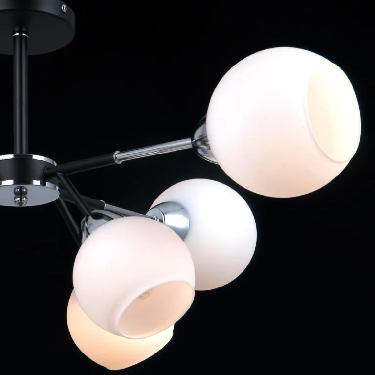 Люстра на штанге Illumico IL0715-8CSQ-24 BK CR LIBRA в Нижнем Новгороде