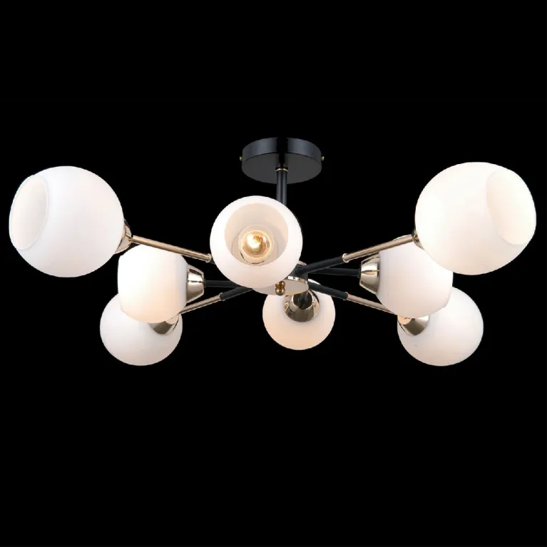 Люстра на штанге Illumico IL0715-8CSQ-24 BK GD LIBRA в Нижнем Новгороде