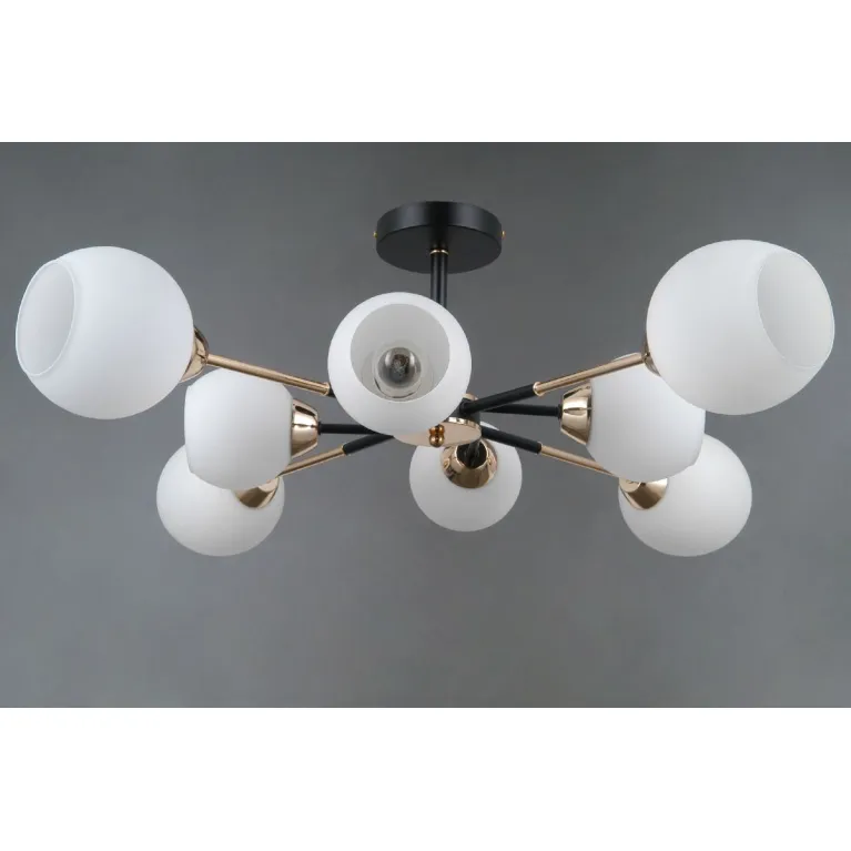 Люстра на штанге Illumico IL0715-8CSQ-24 BK GD LIBRA в Нижнем Новгороде