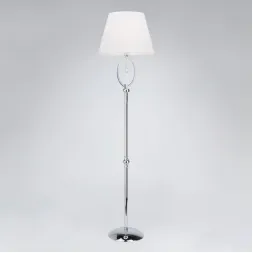 Торшер Eurosvet Madera 01056/1 хром/прозрачный хрусталь Strotskis