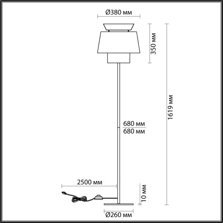 Торшер Odeon Light KRESSA 4992/1F в Нижнем Новгороде