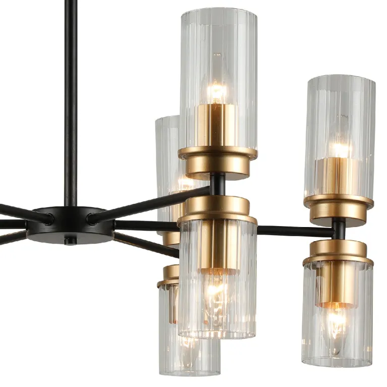 Люстра на штанге Reluce 74671-0.3-6+6 в Нижнем Новгороде