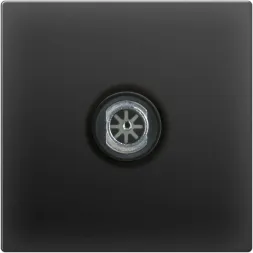 ТВ-розетка проходная черный матовый WL08-TV-2W 4690389073519