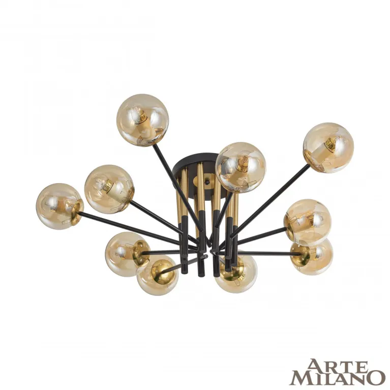 Потолочная люстра Arte Milano Neapolis 273708/10 BK/GD в Нижнем Новгороде