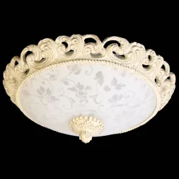 Настенно - потолочная люстра Natali Kovaltseva VENICE II 11362/3C WHITE GOLD