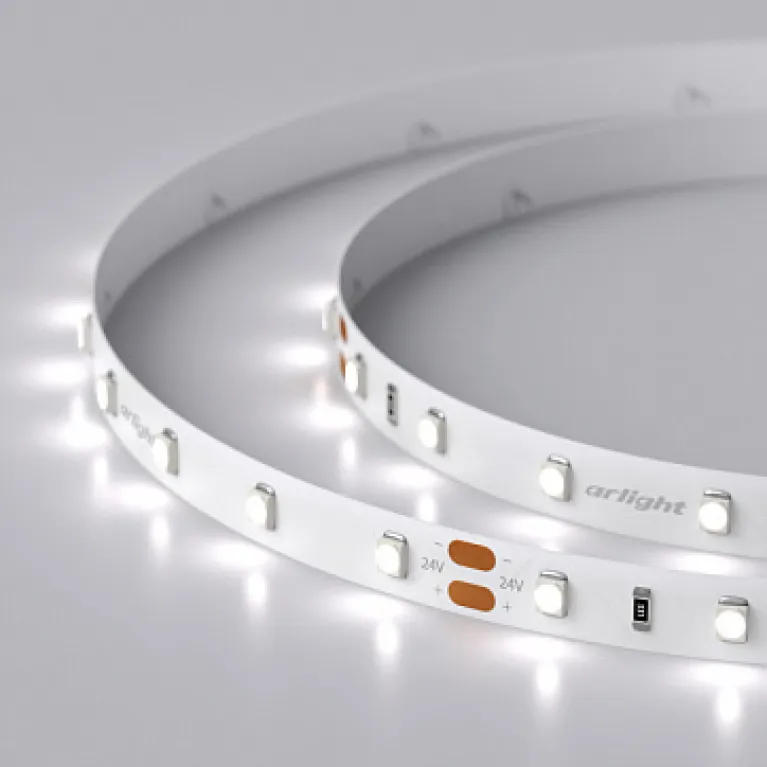 Светодиодная лента Arlight RT-A60-8mm 24V White6000 (4.8 W/m, IP20, 2835, 5m) 011504(2) в Нижнем Новгороде