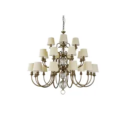 Подвесная люстра Newport 31010+12/C black brass без абажуров М0070494