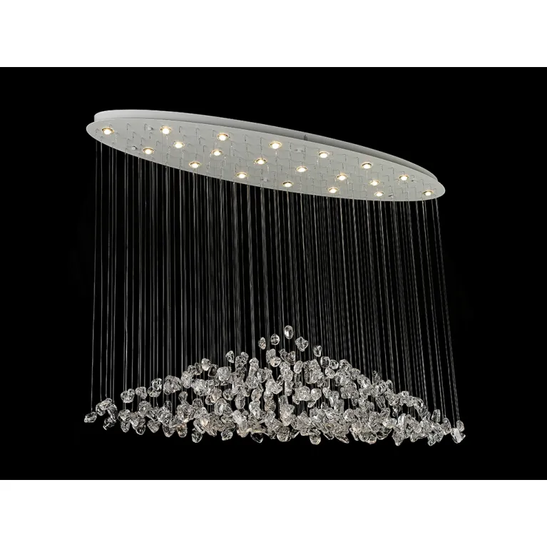 Потолочная люстра Newport 8230/140 С oval white clear М0071679 в Нижнем Новгороде