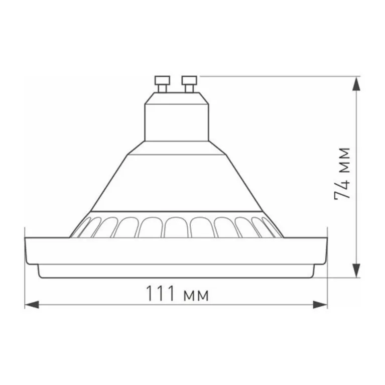 Лампа диммируемая Arlight GU10 15W 3000K AR111-Unit-GU10-15W-Dim 026867 в Нижнем Новгороде