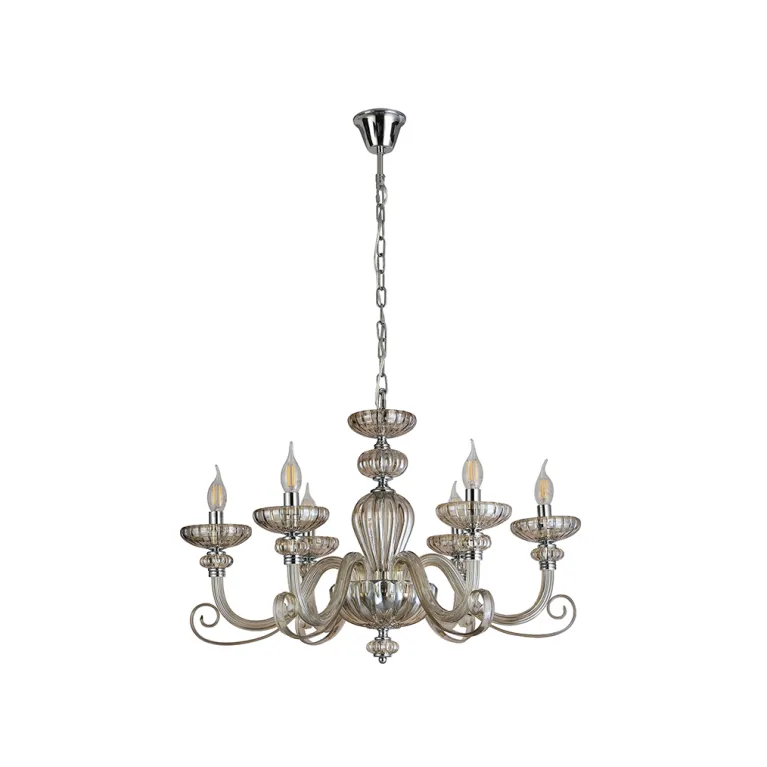 Подвесная люстра Newport 8626/C chrome cognac М0071597 в Нижнем Новгороде