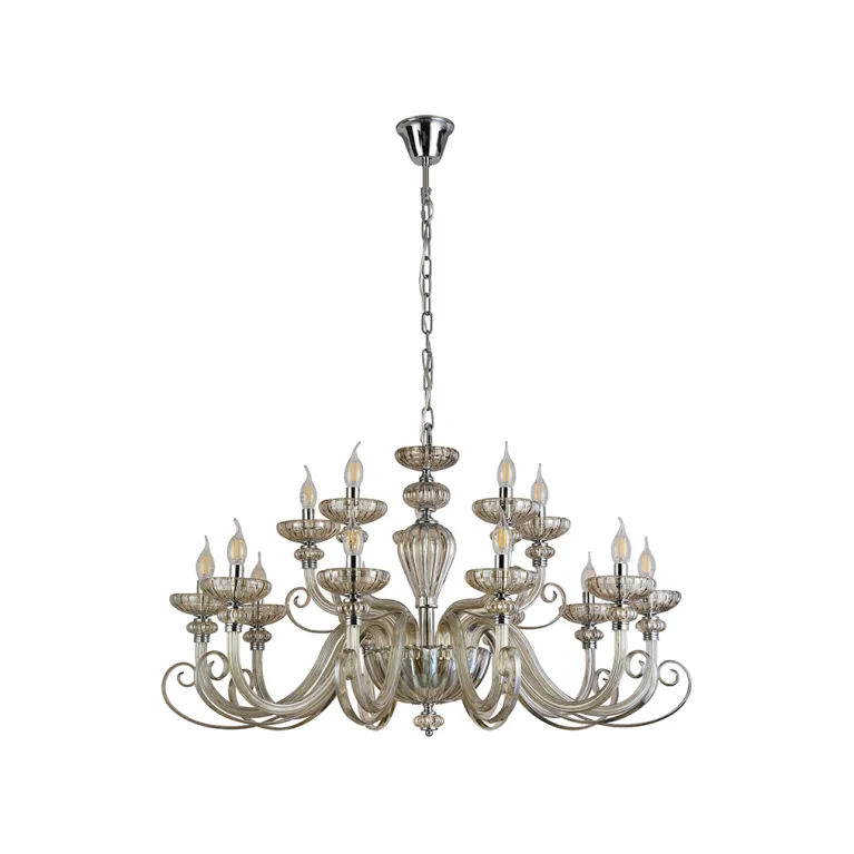 Подвесная люстра Newport 8620+5/C chrome cognac М0071595 в Нижнем Новгороде