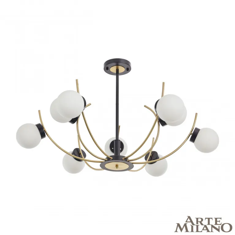 Люстра на штанге Arte Milano Neapolis 276169/9 BK/GD в Нижнем Новгороде