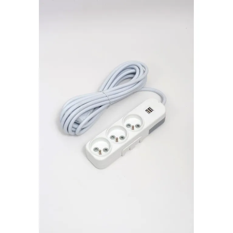 Удлинитель 3вх с защитными шторками USB UPS ELBI Myra 527-010205-326 в Нижнем Новгороде