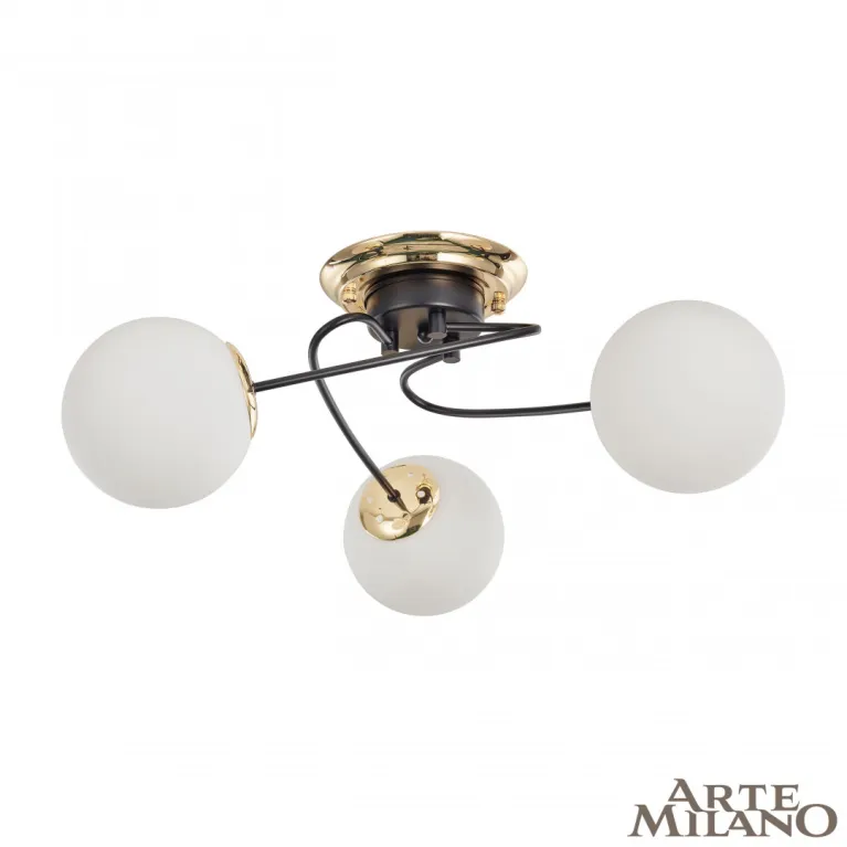 Потолочная люстра Arte Milano Neapolis 276408/3 BK/GD в Нижнем Новгороде