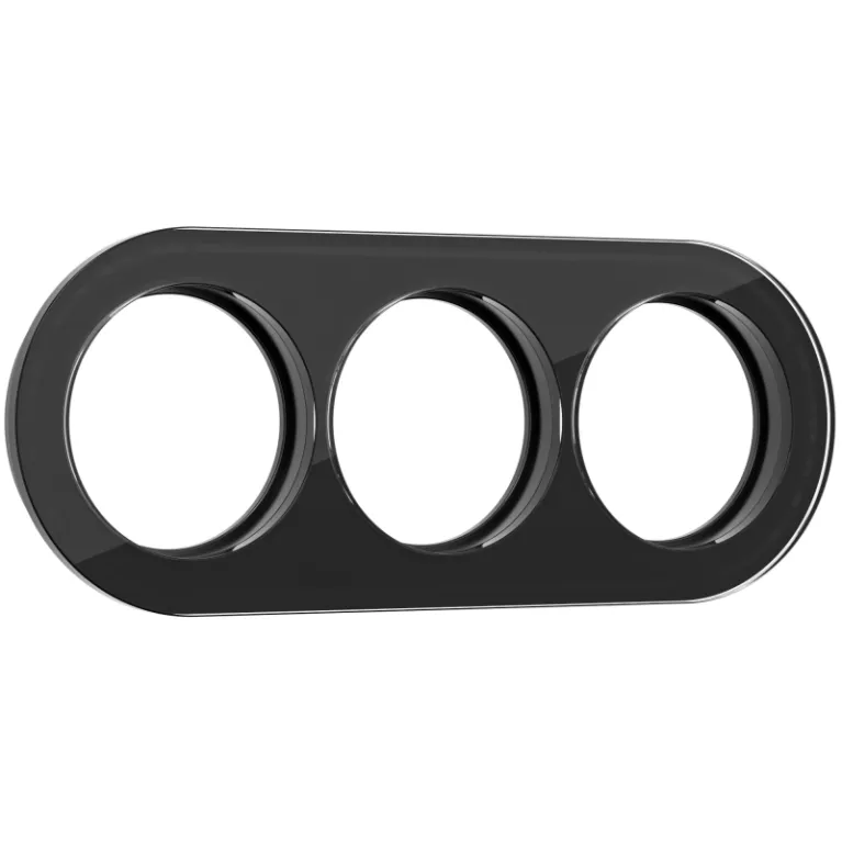 Рамка на 3 поста Werkel Favorit Runda черный 4690389166488 W0035108 в Нижнем Новгороде