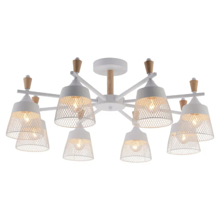Люстра на штанге Seven Fires Olban SF3389/8C-WT-WD в Нижнем Новгороде