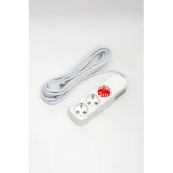 Удлинитель с/з 3вх с защитными шторками с включателем ELBI Myra 527-010205-312