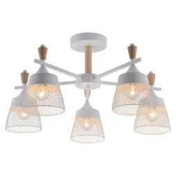 Люстра на штанге Seven Fires Olban SF3389/5C-WT-WD