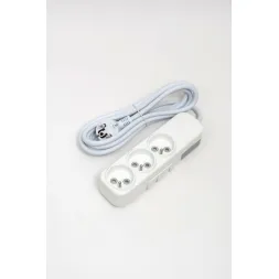 Удлинитель 3вх с защитными шторками UPS ELBI Myra 527-010203-324