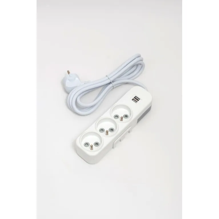 Удлинитель 3вх с защитными шторками USB UPS ELBI Myra 527-010202-326 в Нижнем Новгороде