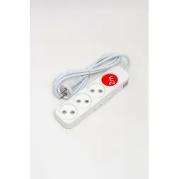 Удлинитель 4вх с защитными шторками ELBI Myra 527-010202-430