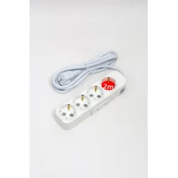 Удлинитель с/з 4вх с защитными шторками ELBI Myra 527-010202-421