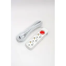 Удлинитель с/з 4вх с защитными шторками ELBI Myra 527-010205-411