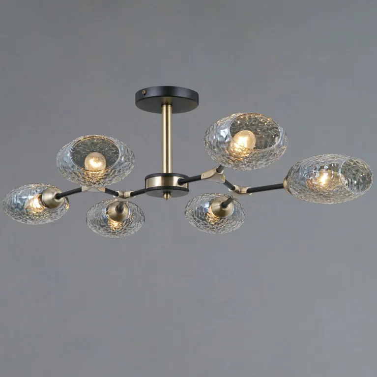 Люстра на штанге Illumico IL0272-6CSQ-25 BK AB TRENTO в Нижнем Новгороде