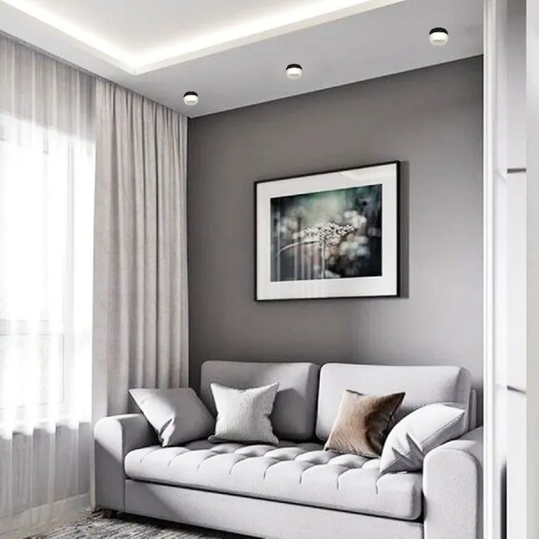 Накладной светильник Reluce 53008-9.5-001CT GX53 BK в Нижнем Новгороде