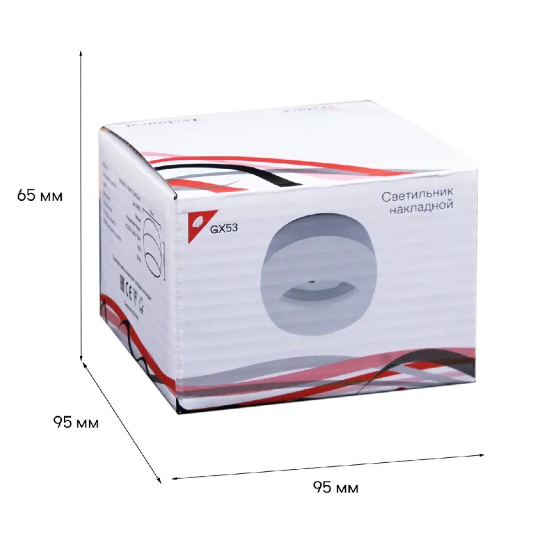 Накладной светильник Reluce 53008-9.5-001CT GX53 WT в Нижнем Новгороде