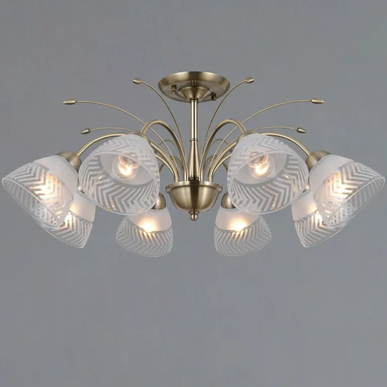Люстра на штанге Illumico IL0594-8CSQ-25 AB AREZZO в Нижнем Новгороде