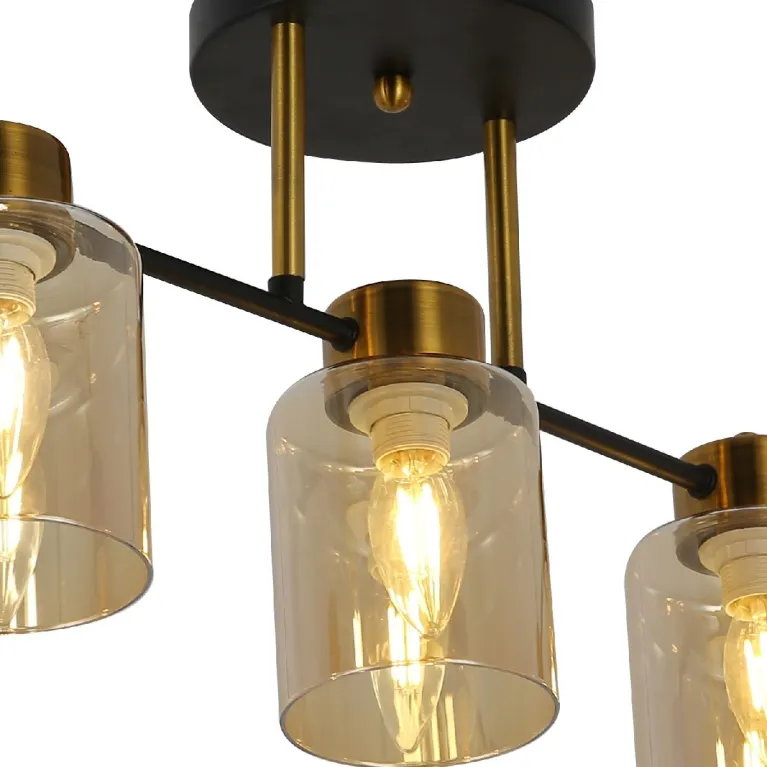 Потолочная люстра Illumico IL6111-5COU-79 BK GD Qui в Нижнем Новгороде