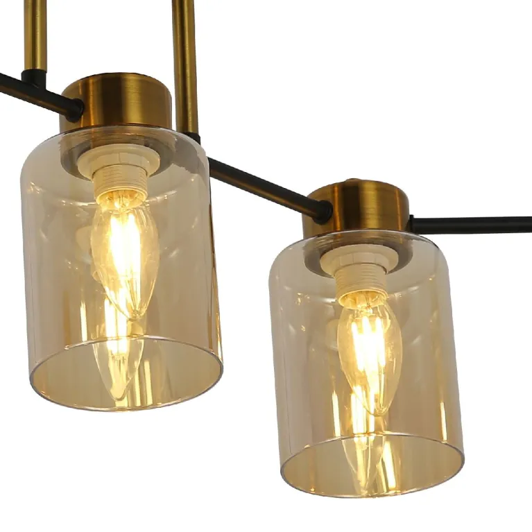 Потолочная люстра Illumico IL6111-5COU-79 BK GD Qui в Нижнем Новгороде