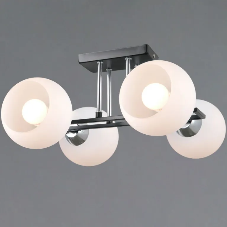 Потолочная люстра Illumico IL0791-4CSQ-25 BK CR TRENTO в Нижнем Новгороде