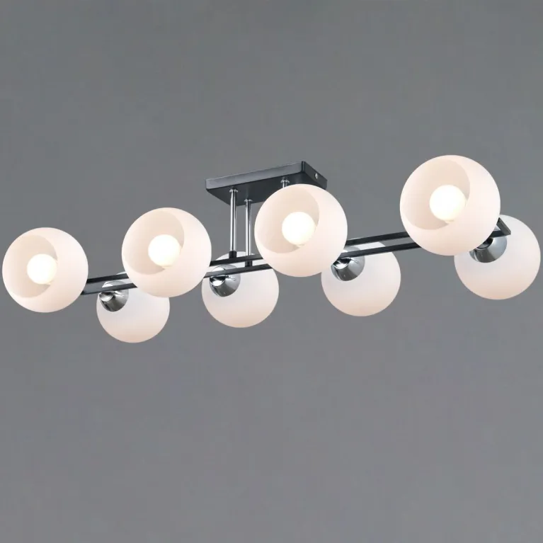 Потолочная люстра Illumico IL0791-8CSQ-25 BK CR TRENTO в Нижнем Новгороде