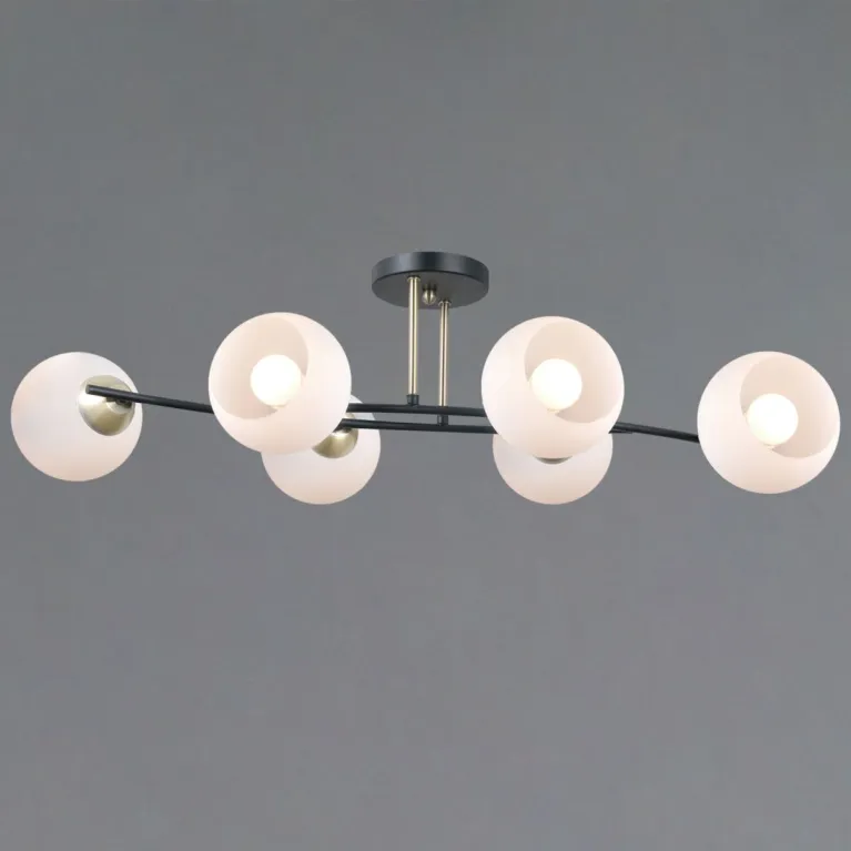 Потолочная люстра Illumico IL0798-6CSQ-25 BK AB TRENTO в Нижнем Новгороде