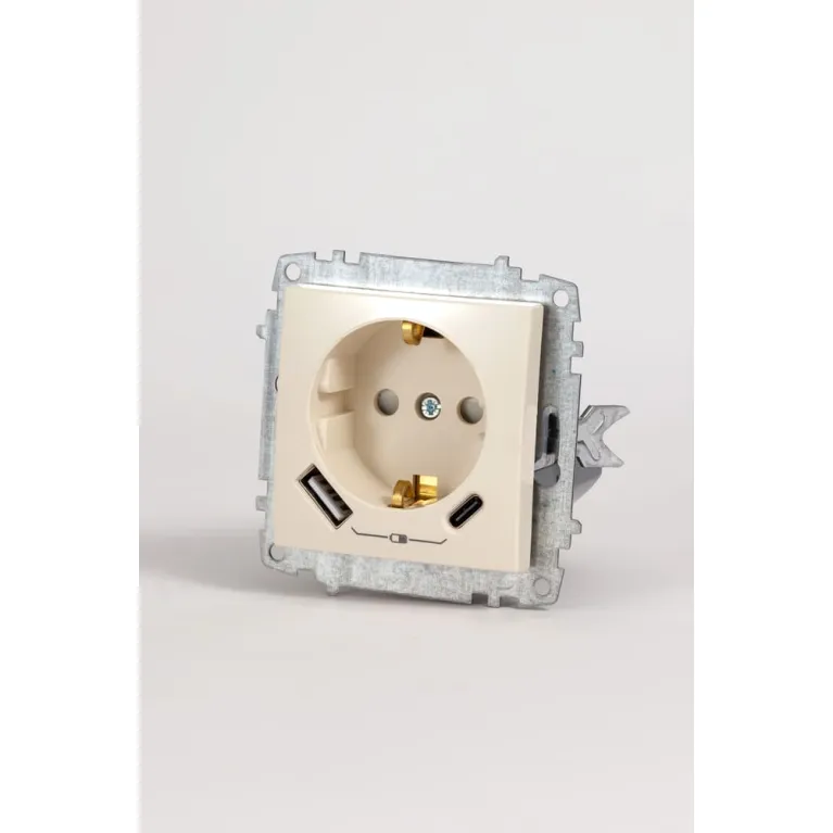 Розетка с/з зарядка (Type C+USB) ELBI Zena Vega 609-010300-334 в Нижнем Новгороде