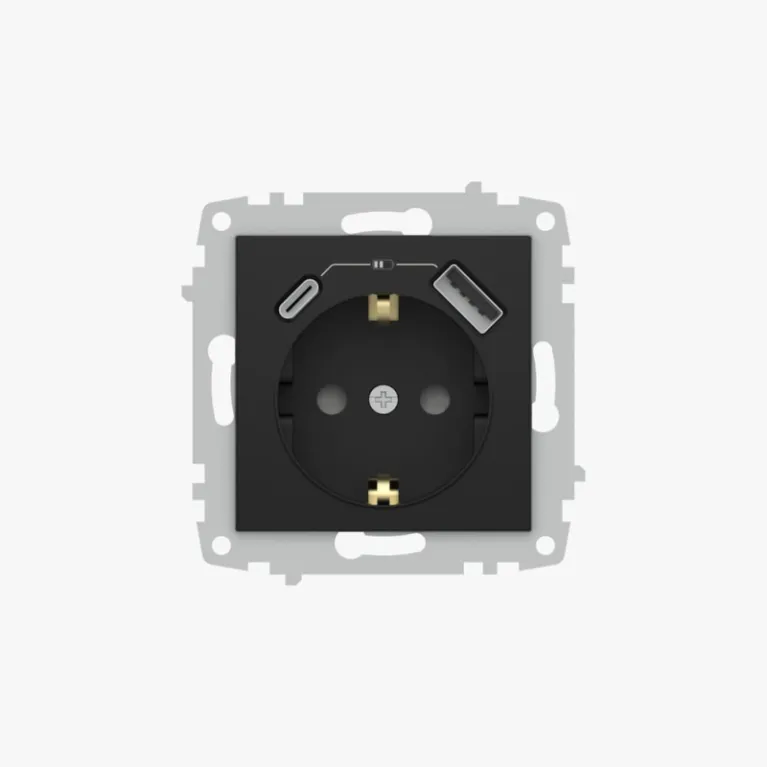 Розетка с/з зарядка (Type C+USB) ELBI Zena Vega 609-014800-334 в Нижнем Новгороде