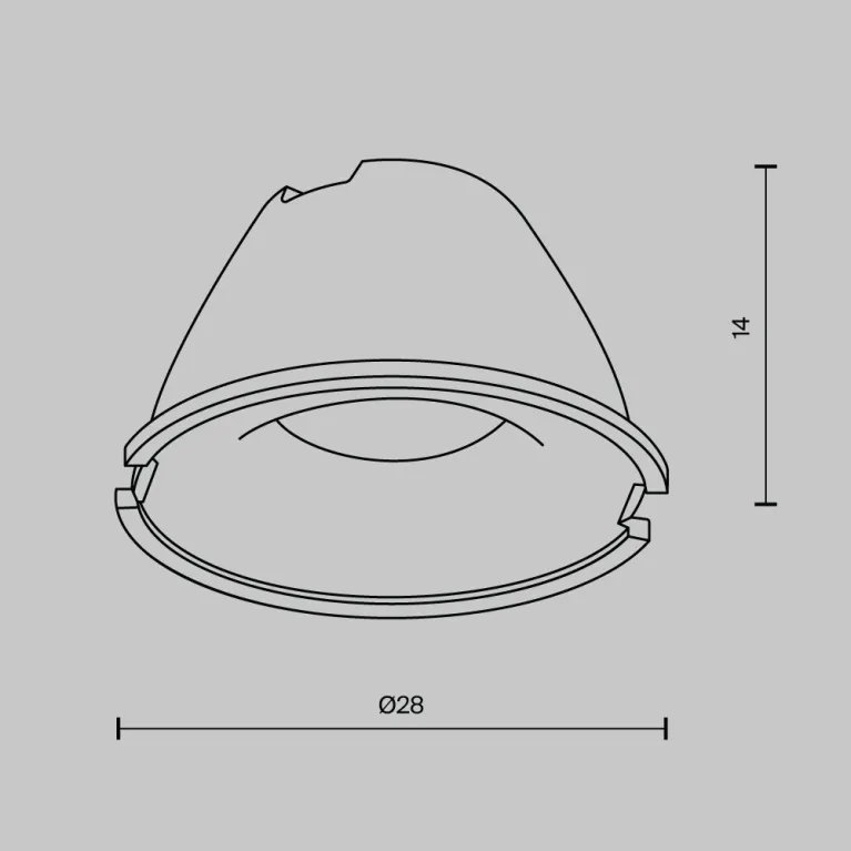Линза Maytoni Downlight LensD28-24 в Нижнем Новгороде