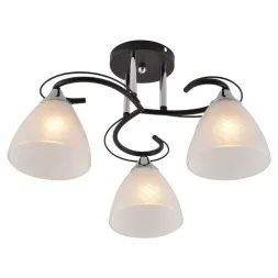 Потолочная люстра Seven Fires Nuala SF3372/3C-BK-CR-WT Потолочная люстра Seven Fires Nuala SF3372/3C-BK-CR-WT