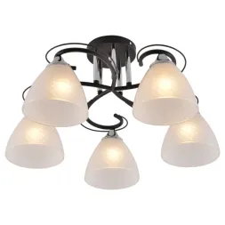 Потолочная люстра Seven Fires Nuala SF3372/5C-BK-CR-WT Потолочная люстра Seven Fires Nuala SF3372/5C-BK-CR-WT