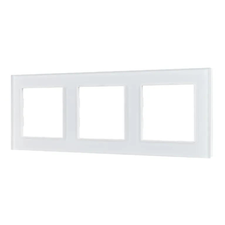 Рамка трехместная Arlight FRM-GLARE-GS-3-WH 043799 в Нижнем Новгороде