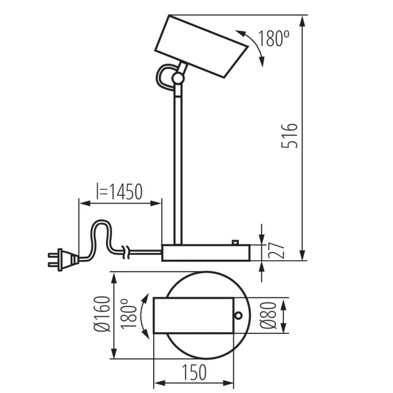 Настольная лампа Kanlux AGZAR E14 B 36250 в Нижнем Новгороде