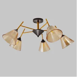 Люстра на штанге IMEX MD.4250-5-S-COP+BK