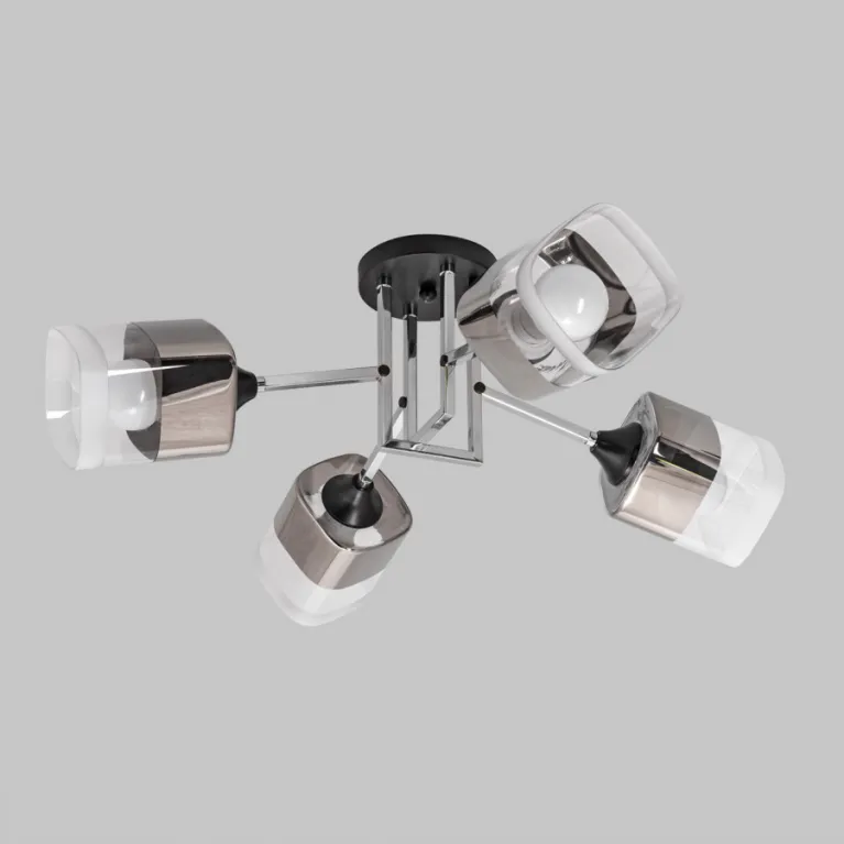 Потолочная люстра IMEX MD.2184-4-S-BK+CH в Нижнем Новгороде